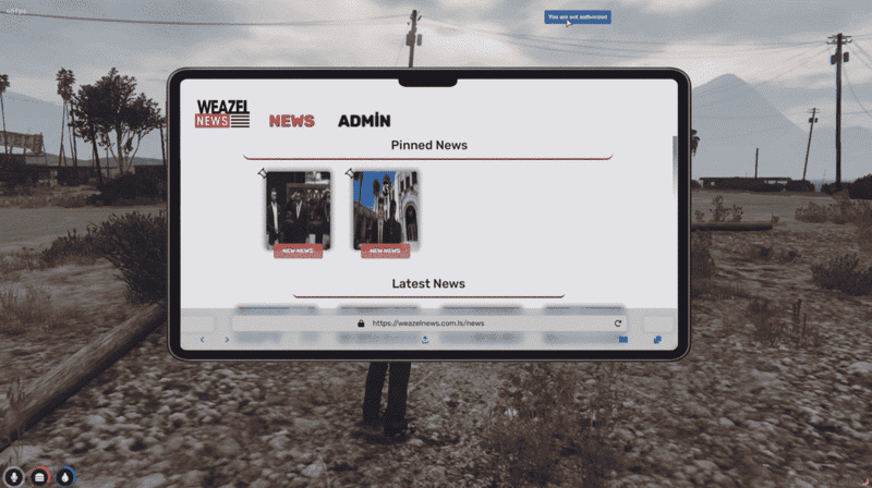Weazel News Tablet V1 [ESX/QB]