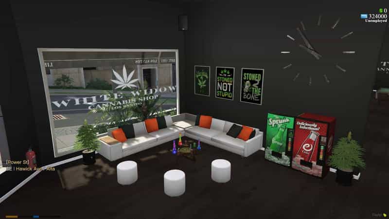 White Widow Cannabis Cafe Shop MLO