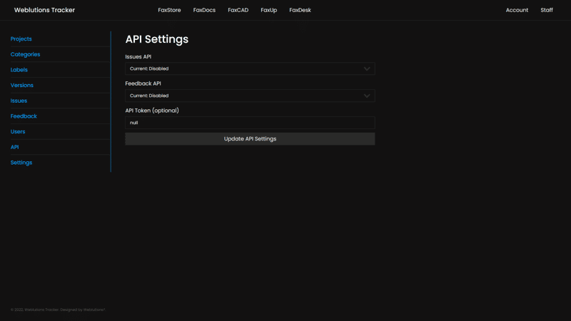 Website Tracking System