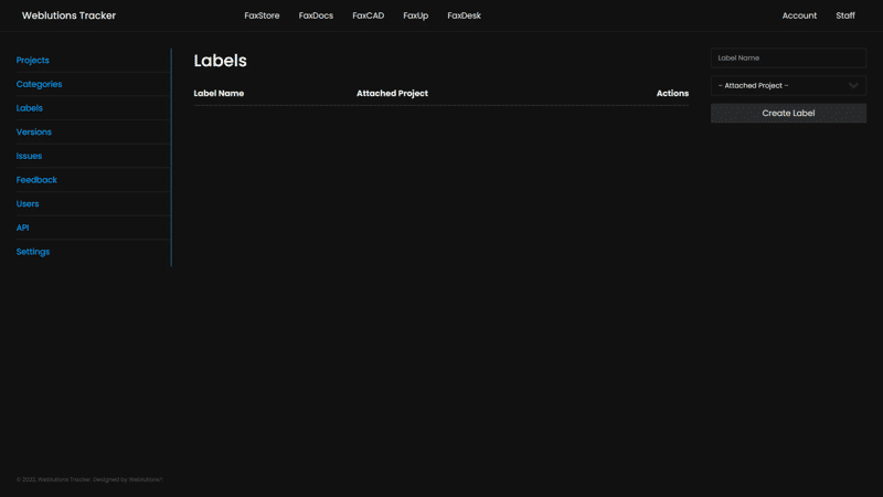 Website Tracking System