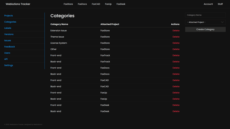 Website Tracking System