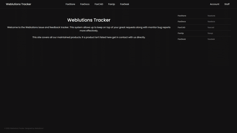 Website Tracking System