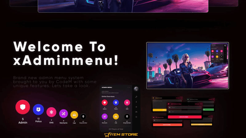 Admin Menu System V9 [ESX/QB]