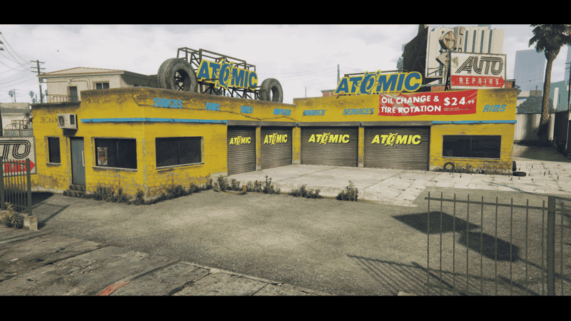 Atomic Mechanic Garage MLO | FiveM Store Atomic Mechanic Garage MLO
