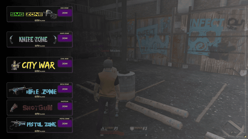 Deathmatch & PVP Mode & Gungame Server V12 [ESX Legacy]