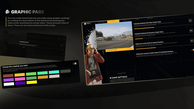 ระบบ FPS Booster V3 + ระบบเมนู Crosshair V3 [เมนู FPS][Standalone]