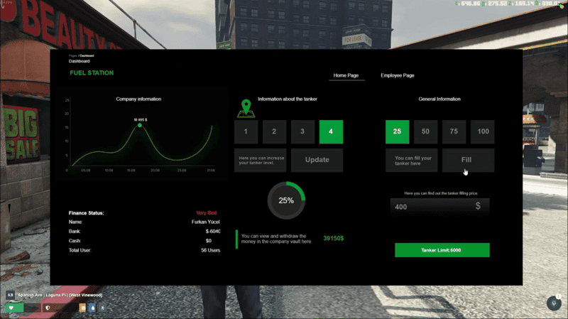 Gas Station System V9 [Fuel System][Standalone]