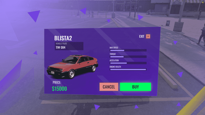 Player Vehicle Market System V4 [Sell Vehicles][ESX/QB]