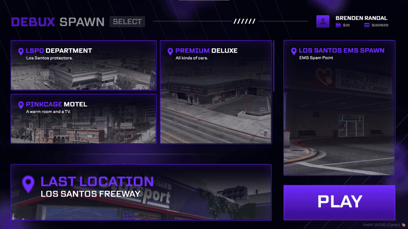 Spawn Selector V10 [ESX/QB]