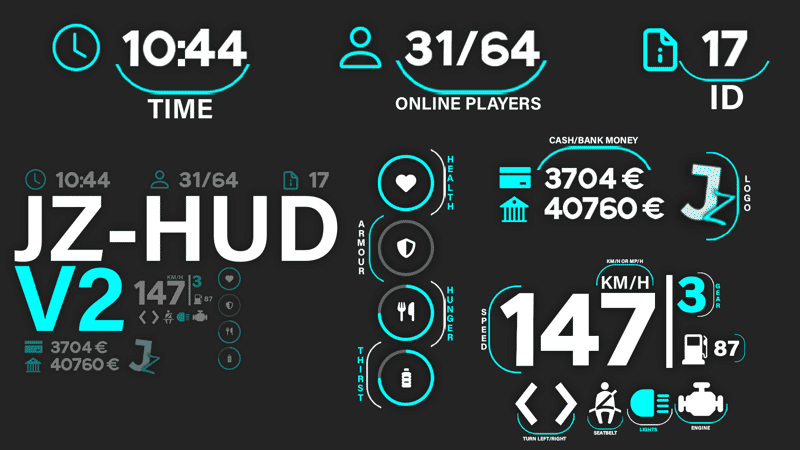 Статус HUD V68 [Интерфейсы игрока][QB]
