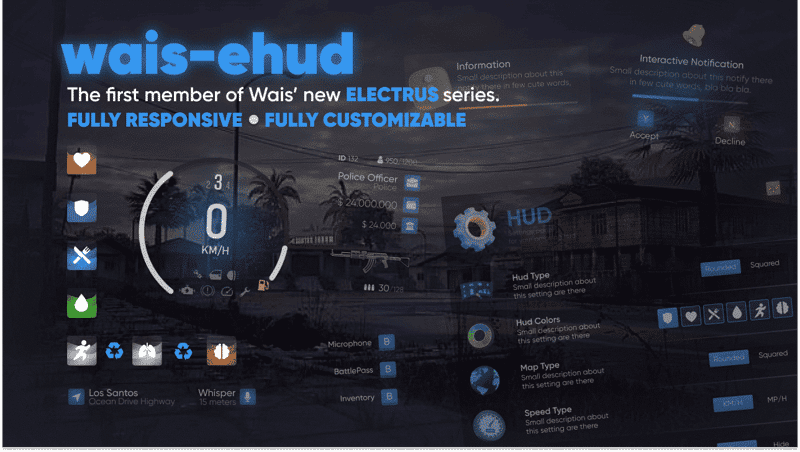 Status Hud V55 [Advanced HUD][Settings Menu][Standalone]
