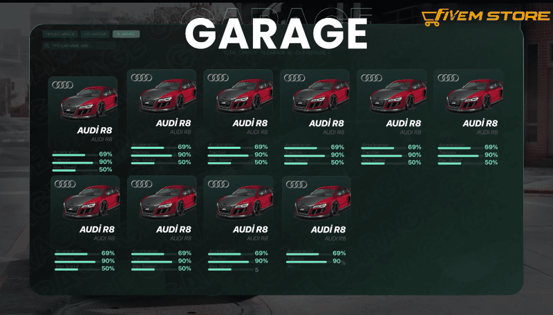 Garage System V26 [ESX/QB]