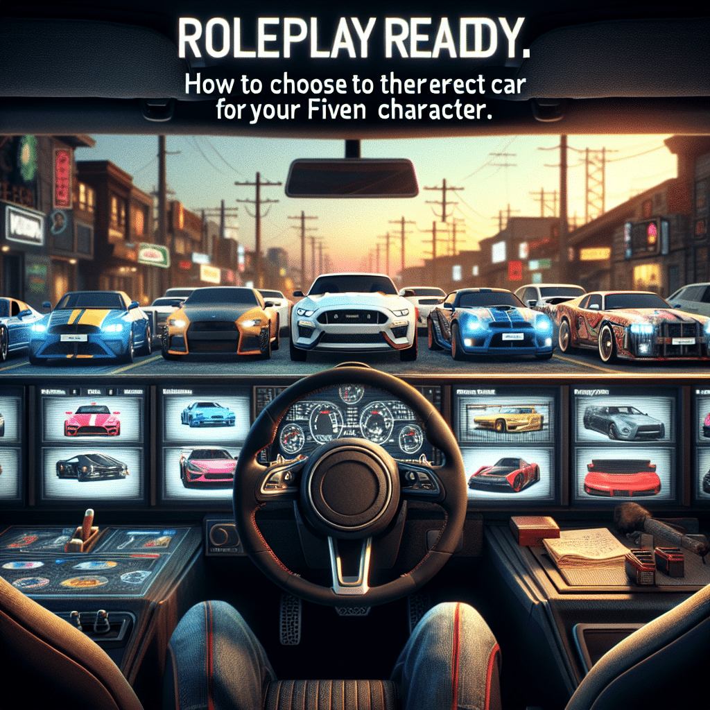 Roleplay Ready: How to Choose the Perfect Car for Your FiveM Character | FiveM Store