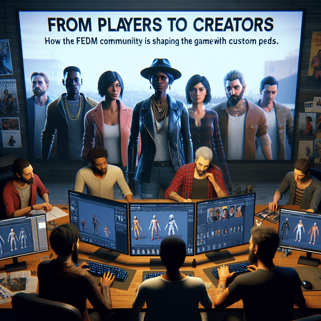 From Players to Creators: How the FiveM Community is Shaping the Game with Custom PEDs | FiveM Store
