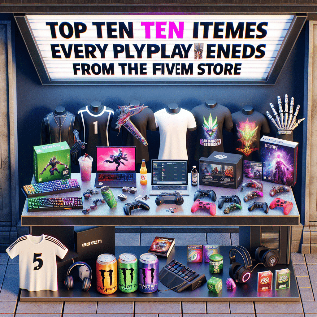 Top Ten Items Every FiveM Player Needs from the FiveM Store | FiveM Store