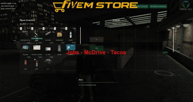 Qbus McDrive job V2 | FiveM Store