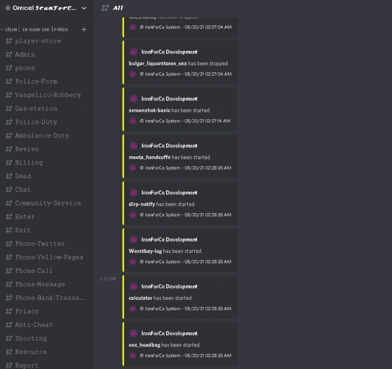 Сервери ESX FiveM-Store RolePlay [Advanced][Пурра]