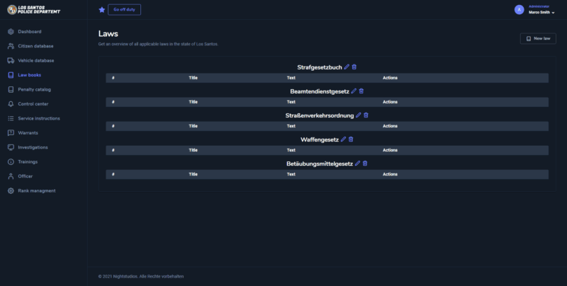 Police MDT System V9 [Mobile Data Terminal][Web App][Standalone]