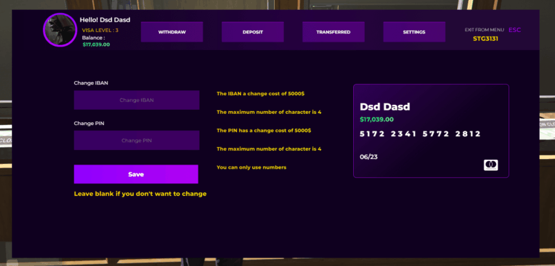 Advanced Banking System [Level System][Standalone]