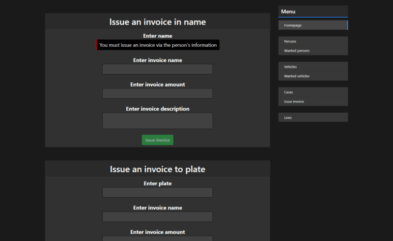Police MDT System V12 [Jopo la Tovuti][Police Database]