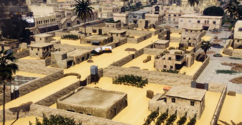 Huge War Torn Arabian City Covering Alamo Sea MLO [Gazna City]