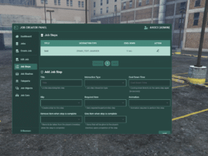 Jobs Creator System V3 [In-game Job Creator][ESX/QB]