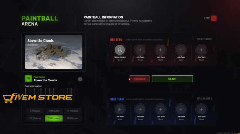 Système de paintball V5 [ESX/QB]
