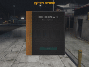 Notepad System V3 [Notebook][NoPixel 4.0 Inspired][ESX/QB] | FiveM Store