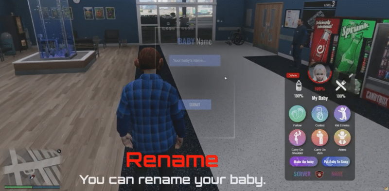 Baby System V1 [高级][ESX/QB] | FiveM 商店