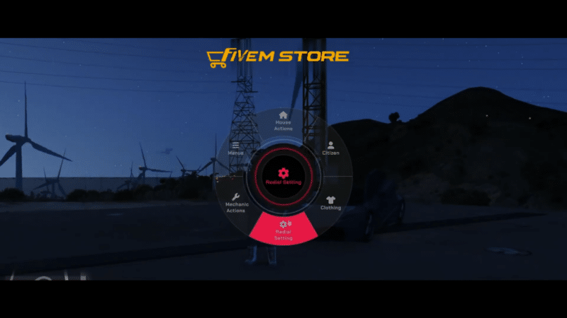 Radial Menu System V6 [Interactive Menu][ESX/QB] | FiveM Store