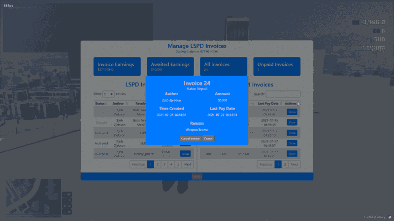 Billing System V2 [Invoice System][ESX]