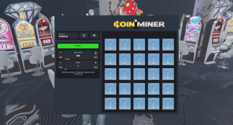 Coin Miner Casino Game System [ESX/QB] | FiveM Store