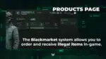 Black Market System V8 [Dark Web Store][ESX/QB]