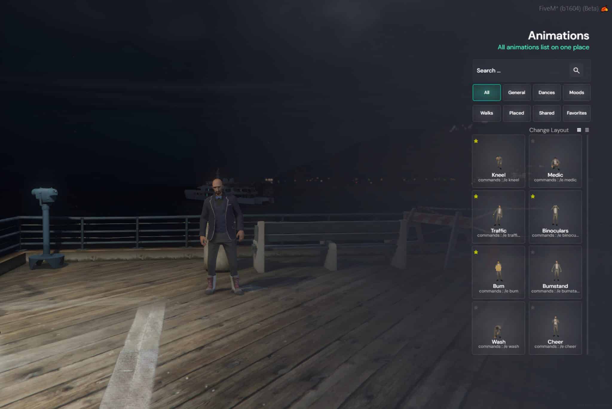 Emotes Menu System V17 [Animation Menu][ESX/QB] | FiveM Store