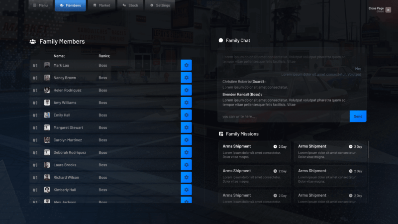 Gangs System V7 + Advanced Territories Gang Wars [Crew System][Family System][ESX/QB]