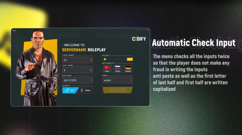 Identity System V9 [Register Menu][ESX]