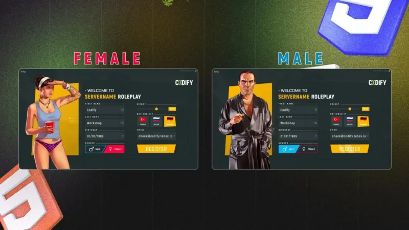 Identity System V9 [Register Menu][ESX]
