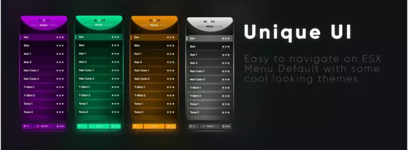 Menu Default & Menu Dialog V2 [ESX]