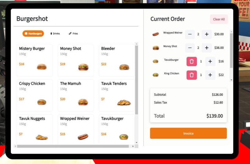 Point of Sale System V1 [Cashier System][ESX/QB]
