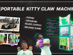 Portable Kitty Claw Machine [ESX/QB] | FiveM Store