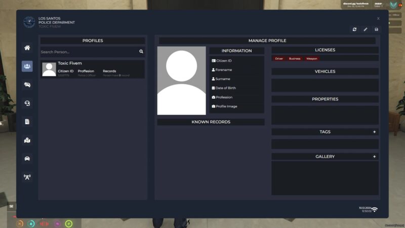 ເຊີບເວີ QBCore Roleplay V61 [ບົດບາດຂັ້ນສູງ]