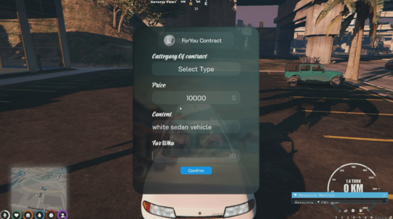 Sell Car System V4 [Contract System][ESX/QB] | FiveM Store
