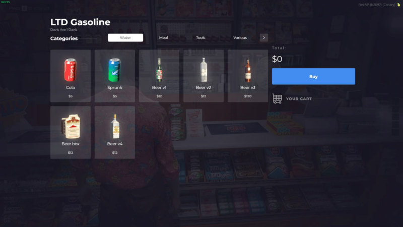Shops System V16 + Advanced Store Robbery [Standalone] | FiveM Store
