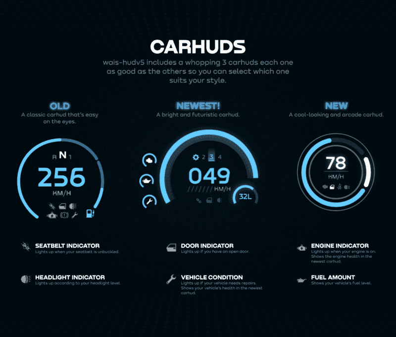 Status HUD V66 [Player Interfaces][Advanced][ESX/QB]