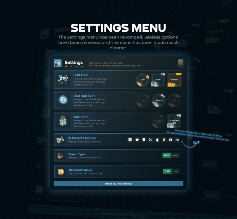 Status HUD V66 [Player Interfaces][Advanced][ESX/QB]
