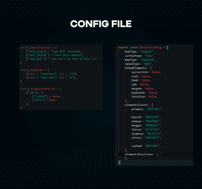 Status HUD V66 [Player Interfaces][Advanced][ESX/QB]