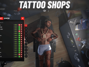Tattoo Shop System V5 [ESX/QB] | FiveM Store